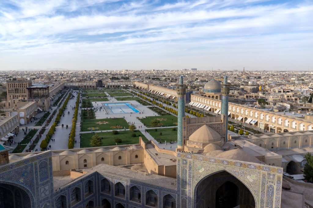 Naqsh-e Jahan Square from above