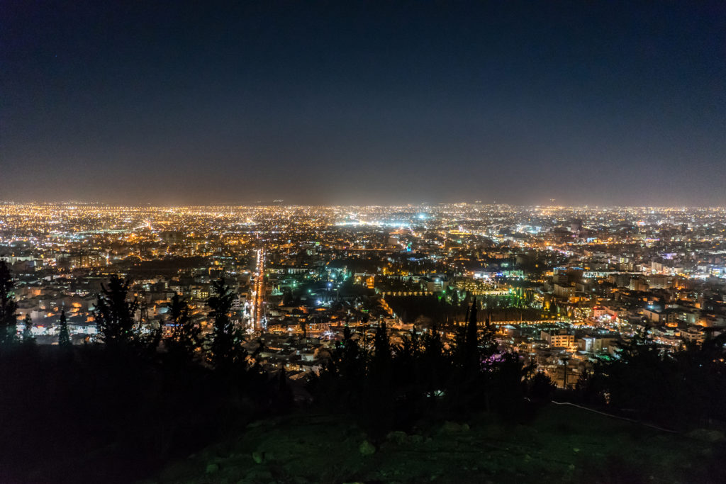 Shiraz at night