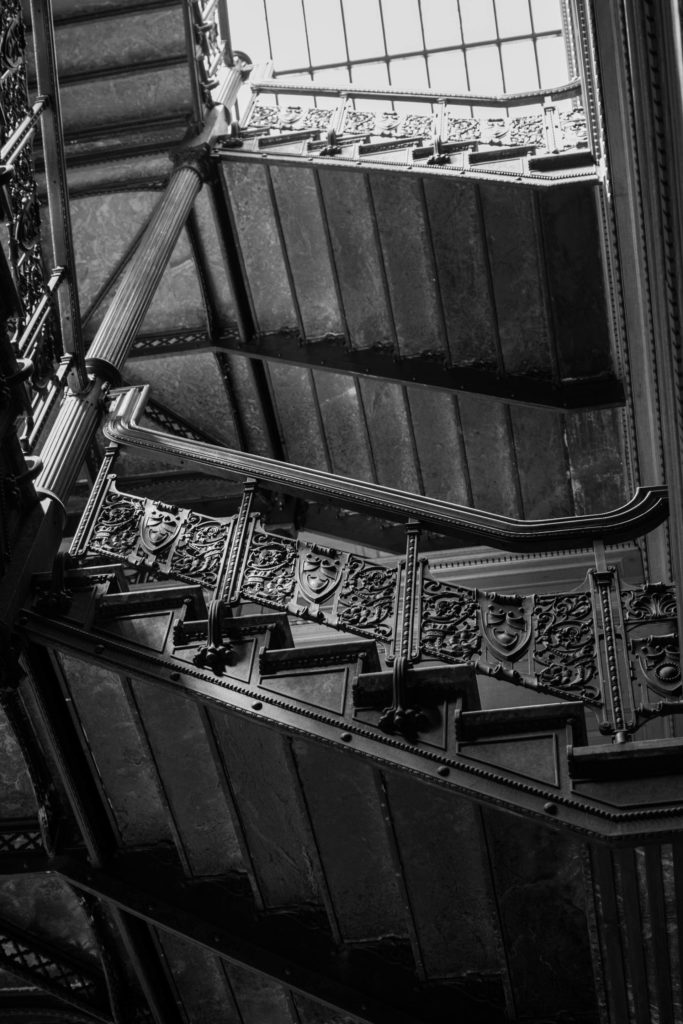Bradbury building atrium stairs