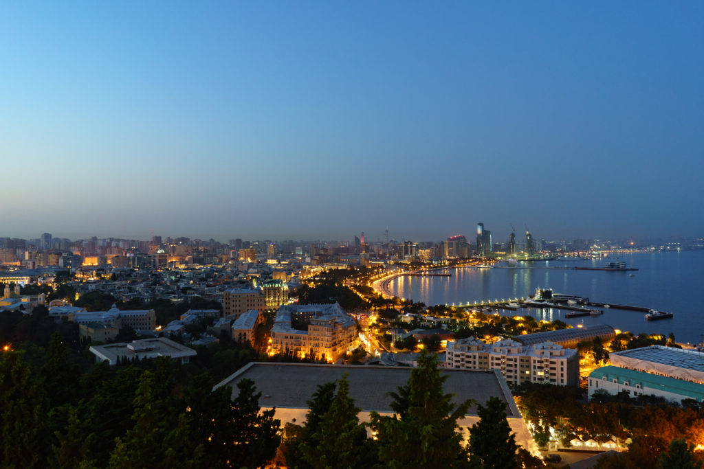 Baku at dusk