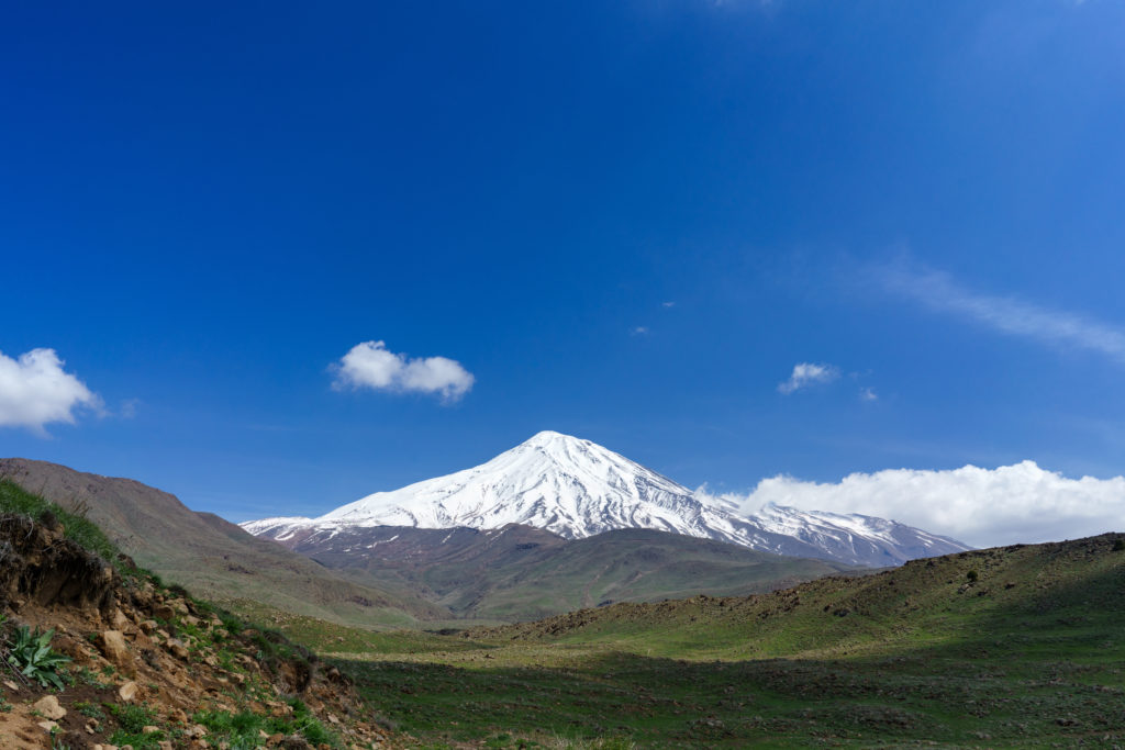 Mount Damavand from afar