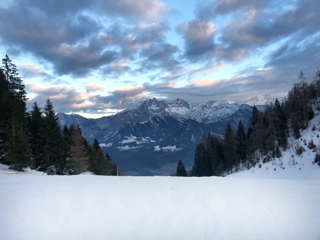 Empty slope in Austria